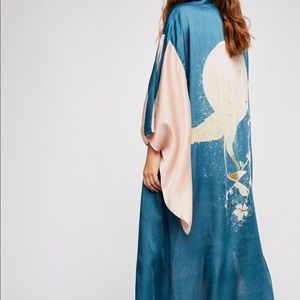 Free People Rising Sun Kimono